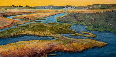 Print of Fine Art Landscape Paintings by David Jackson