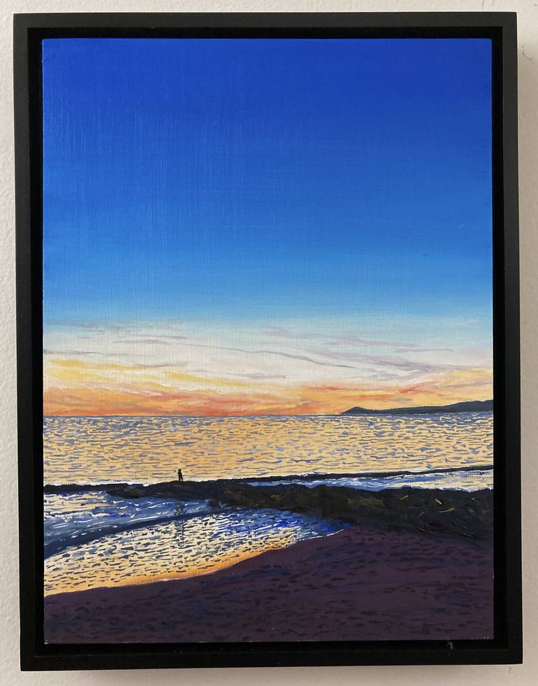 Original Contemporary Beach Painting by David Jackson