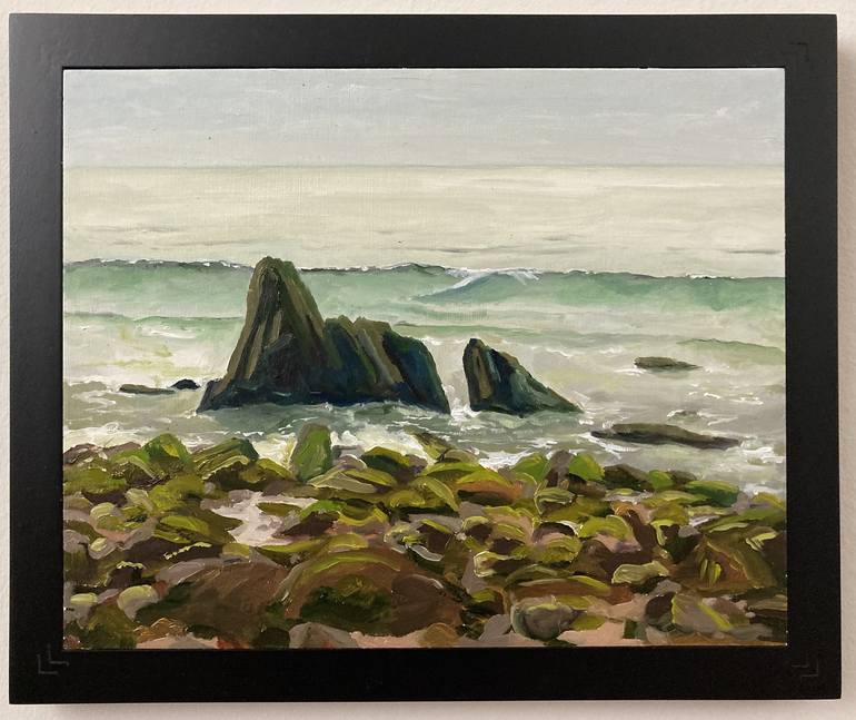 Original Beach Painting by David Jackson