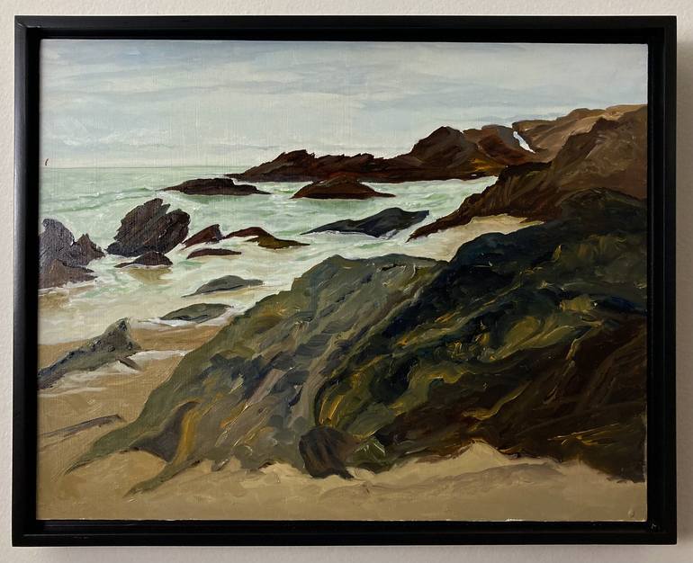 Original Beach Painting by David Jackson