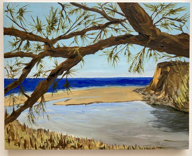 Original Impressionism Seascape Painting by David Jackson