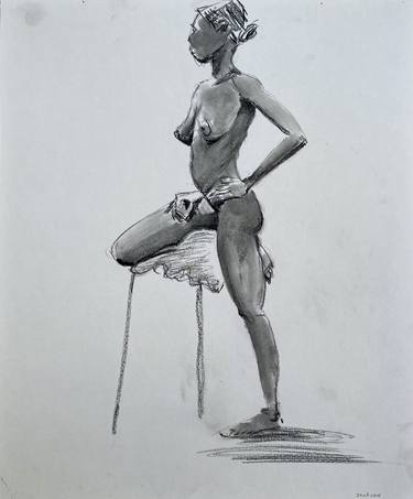 Original Figurative Nude Drawings by David Jackson