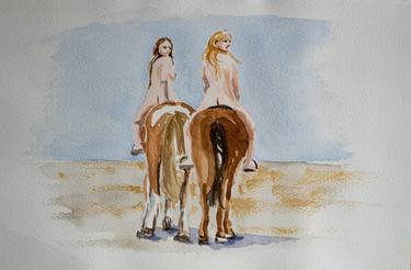 Print of Figurative Horse Paintings by David Jackson