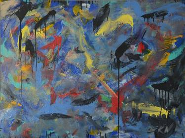 Print of Abstract Expressionism Abstract Paintings by Sue Kazlaw-Nelson