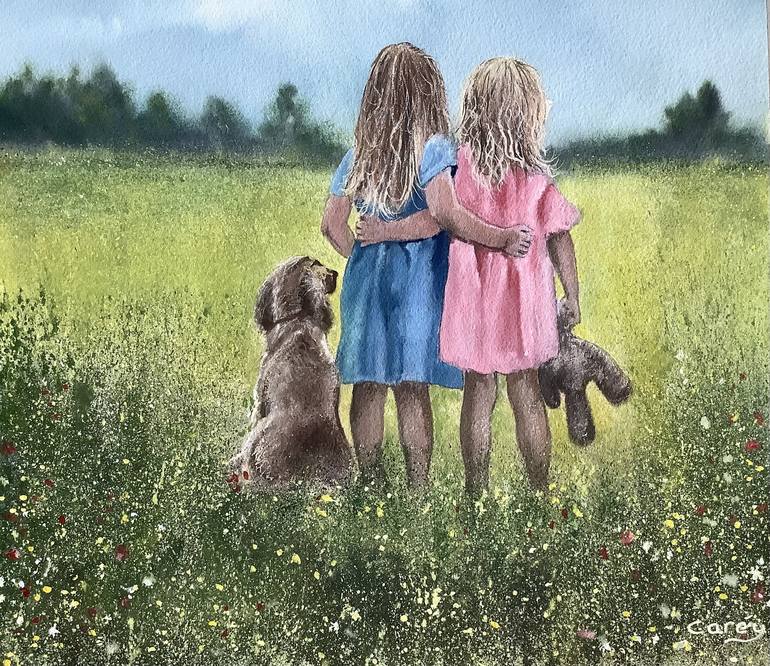 Original Children Painting by Darren Carey