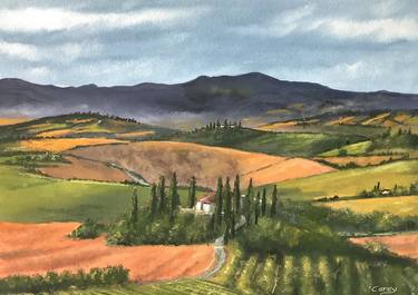 Original Impressionism Landscape Paintings by Darren Carey