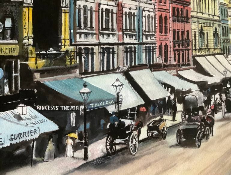 Original Impressionism Cities Painting by Darren Carey