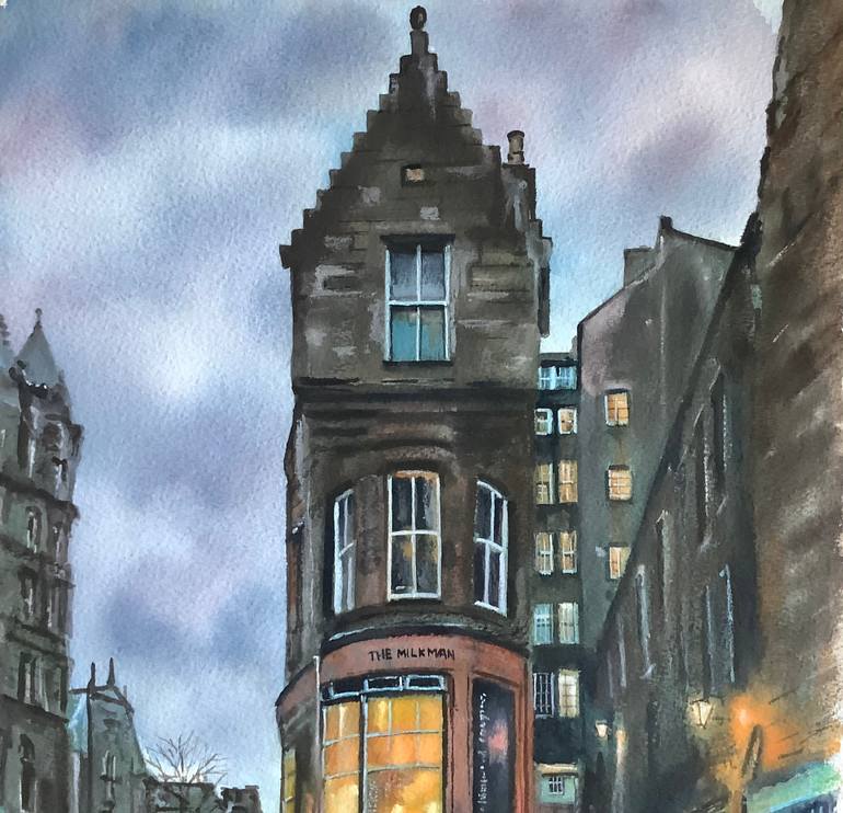 Original Impressionism Cities Painting by Darren Carey