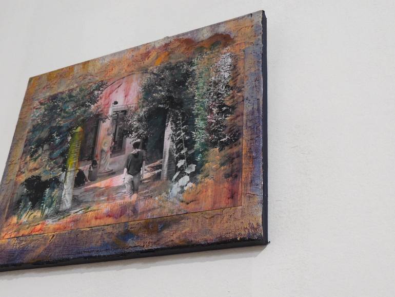 Original Conceptual Abstract Painting by Irene Bulletti