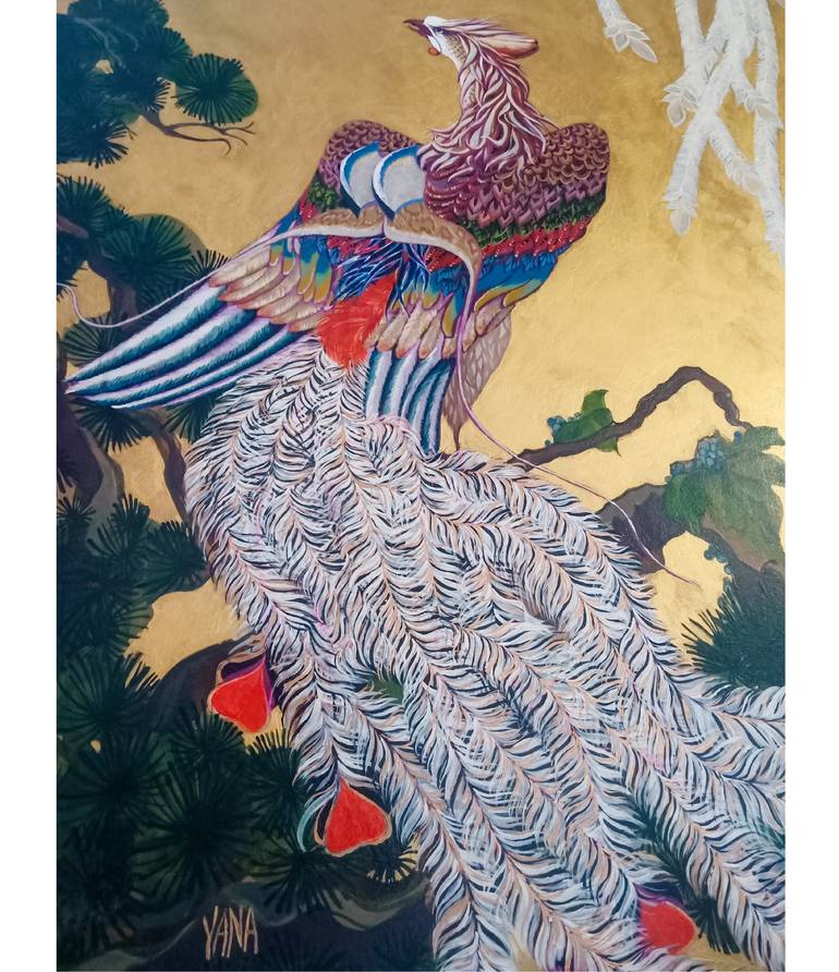 Original Art Deco Fantasy Painting by Yana Koretska