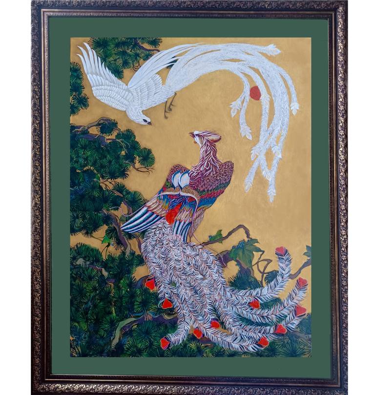 Original Art Deco Fantasy Painting by Yana Koretska