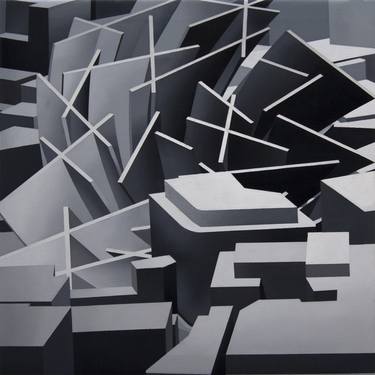 Original Abstract Painting by Andrés Moreno Hoffmann