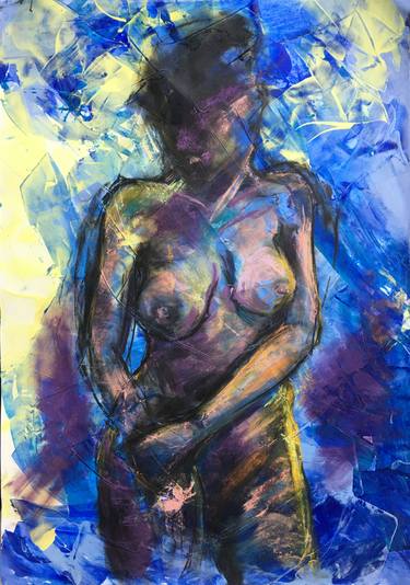 Original Abstract Nude Paintings by Valeriya Serova