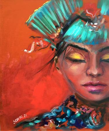 Original Women Paintings by Valeriya Serova