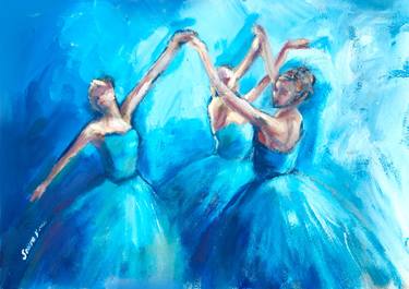 Original Figurative People Paintings by Valeriya Serova