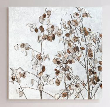 Original Abstract Floral Paintings by Julia Niiazbekova
