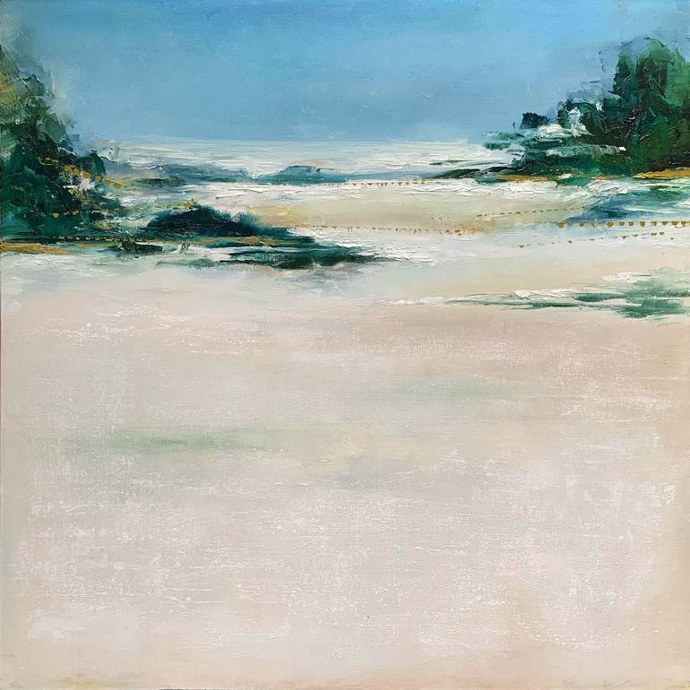 Original Abstract Landscape Painting by Julia Niiazbekova