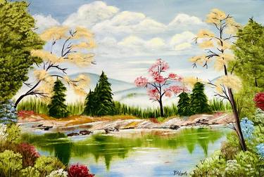 Print of Nature Paintings by Bobbie Roberts