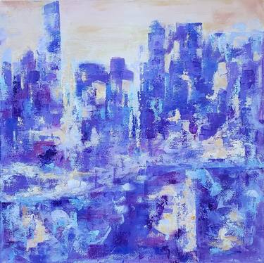 Original Abstract Expressionism Abstract Paintings by Olga Malamud-Pavlovich