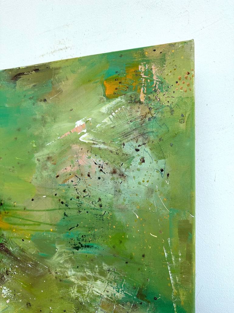 Original Abstract Travel Mixed Media by Masha Bright