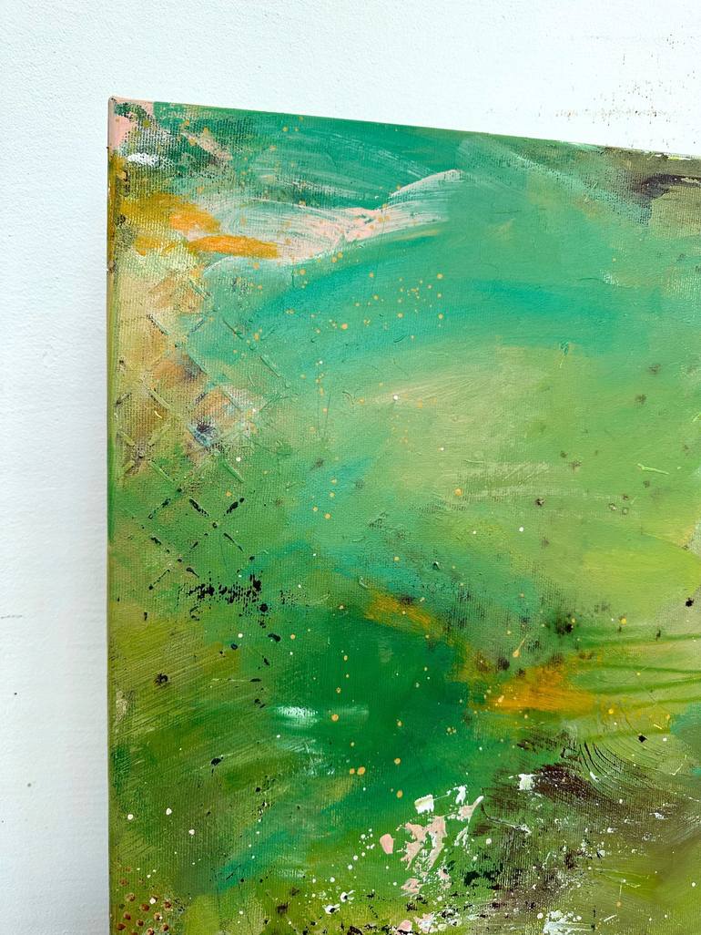 Original Abstract Travel Mixed Media by Masha Bright