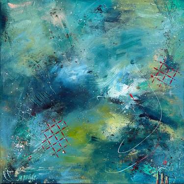 Original Abstract Mixed Media by Masha Bright