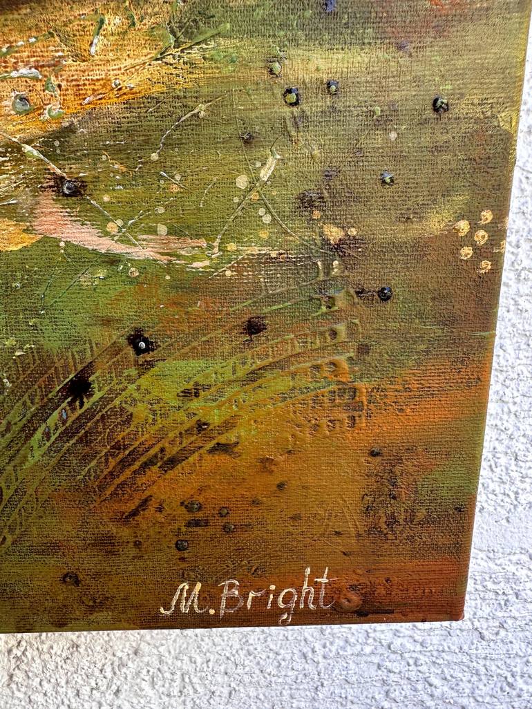 Original Abstract Expressionism Abstract Painting by Masha Bright