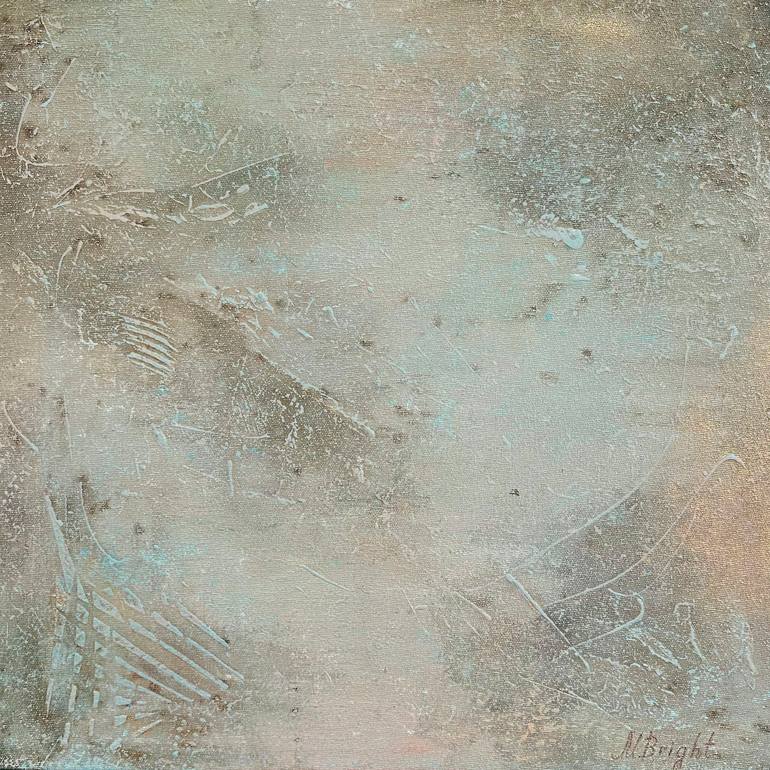 Original Abstract Painting by Masha Bright | Abstract Art on Canvas | Morning in winter Paris