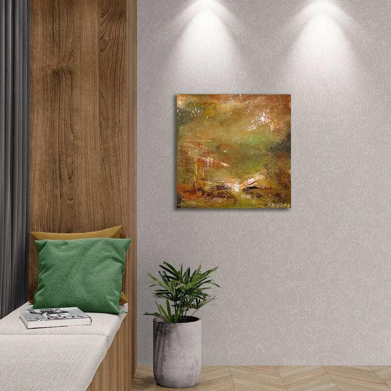 Original Abstract Expressionism Abstract Painting by Masha Bright