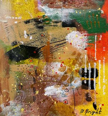 Original Abstract Expressionism Abstract Painting by Masha Bright