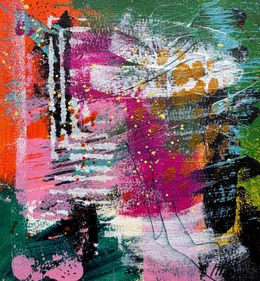 Original Abstract Expressionism Abstract Painting by Masha Bright