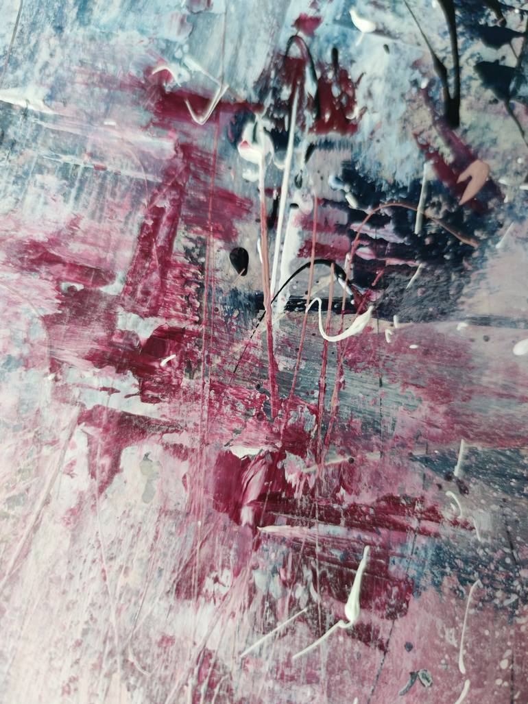 Original Abstract Expressionism Abstract Painting by Maria Lapteva