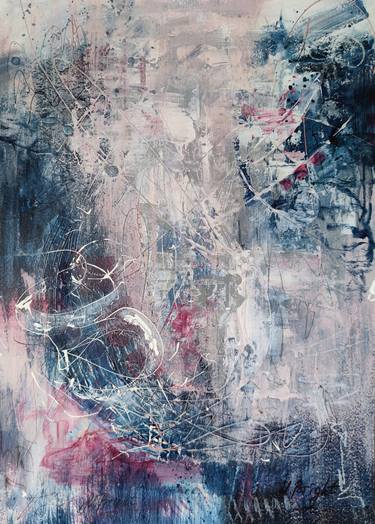 Original Abstract Expressionism Abstract Paintings by Masha Bright