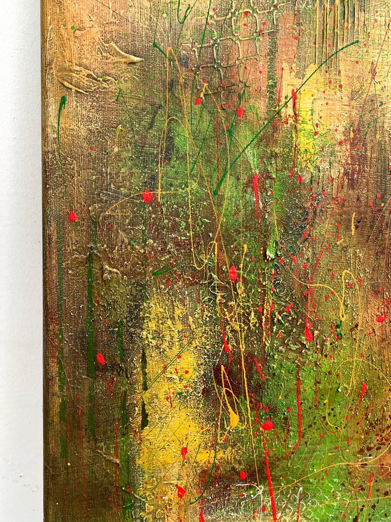 Original Abstract Expressionism Abstract Painting by Maria Lapteva