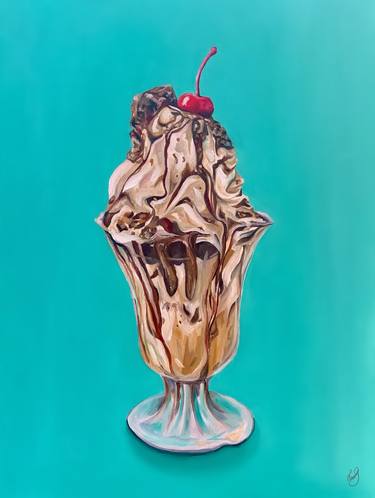 Original Fine Art Food & Drink Paintings by Leah Johnstone