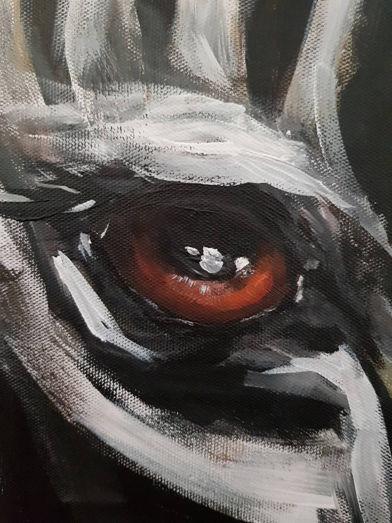 Original Portraiture Animal Painting by Jana Voscort
