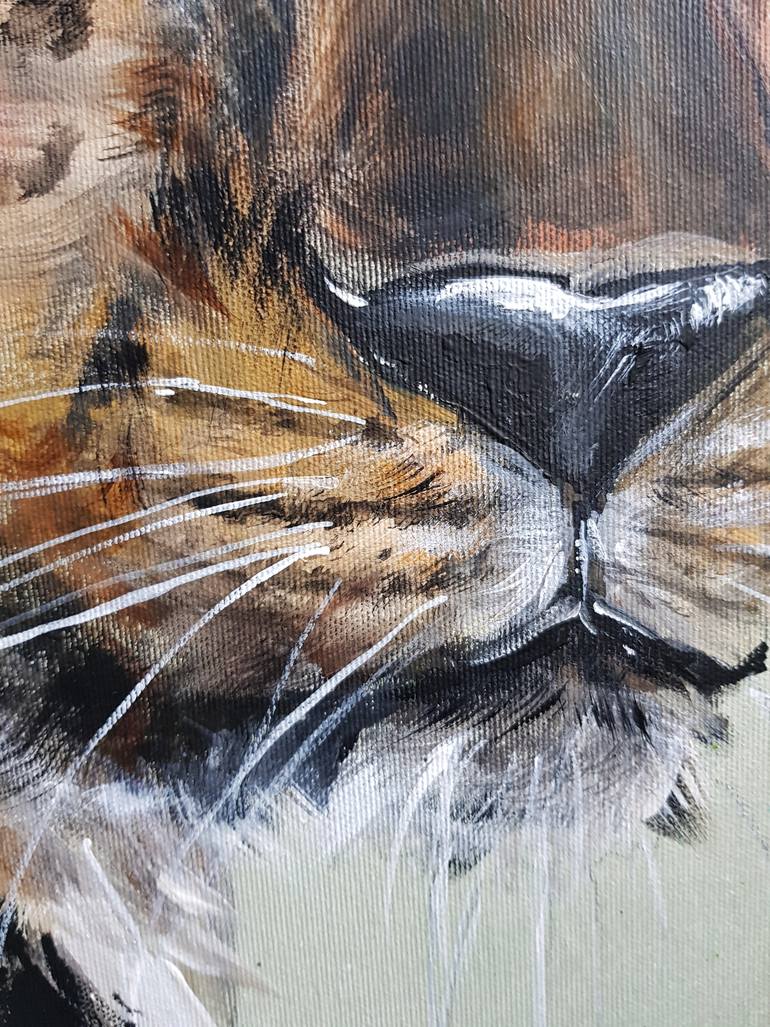 Original Figurative Animal Painting by Jana Voscort