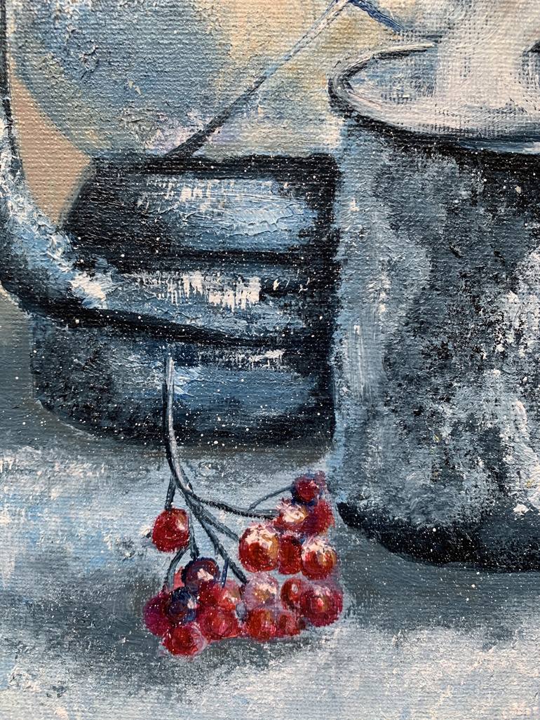 Original Abstract Food & Drink Painting by Kristina Podtopta