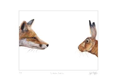 Top Predator - Fox & Hare, Limited edition print thumb