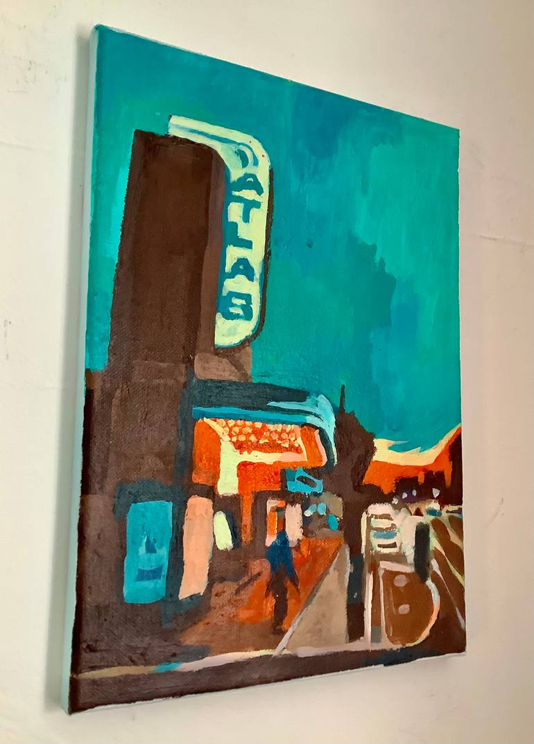 Original Pop Art Cinema Painting by Andy Mcguffie