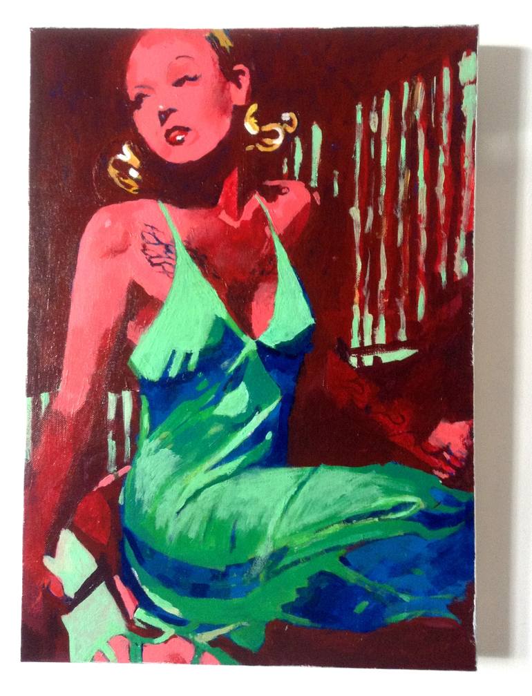 Original Pop Art Celebrity Painting by Andy McGuffie