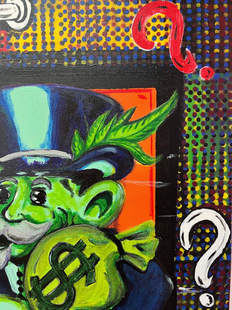 Original Contemporary Cartoon Painting by Trei Ramsey