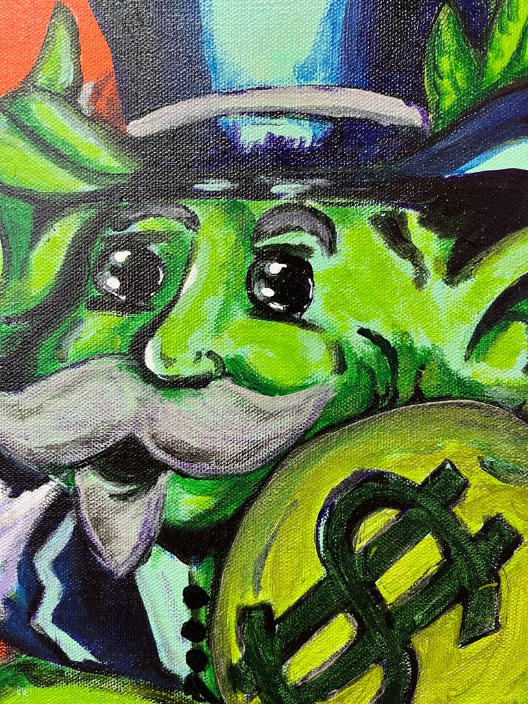 Original Contemporary Cartoon Painting by Trei Ramsey