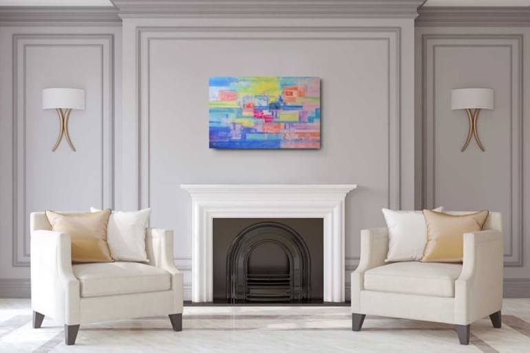 Original Abstract Painting by Ginette Wang