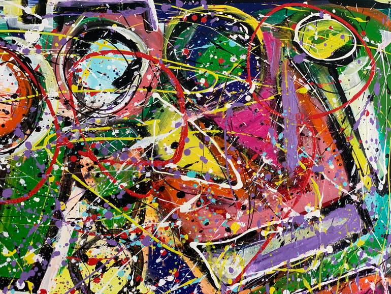 Original Abstract Painting by Thuraya Alhammadi