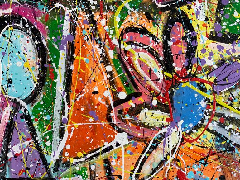 Original Abstract Painting by Thuraya Alhammadi