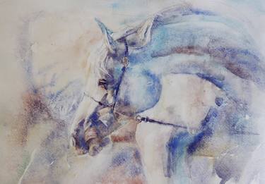 Print of Impressionism Horse Paintings by Svitlana Danovych