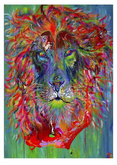 Print of Abstract Expressionism Animal Paintings by Sarah Trotter