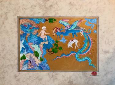 Original Classical mythology Paintings by Farzaneh Ebadifard