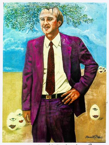 Original Abstract Expressionism Portrait Paintings by Paul Henry Fresco